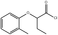 2-(2-甲基苯氧基)丁酰氯化物, 1160257-50-0, 结构式