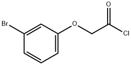 (3-bromophenoxy)acetyl chloride Structure