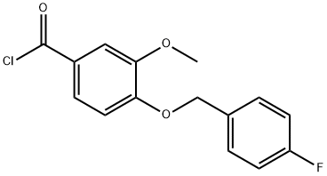 4-[(4-fluorobenzyl)oxy]-3-methoxybenzoyl chloride|4-[(4-氟苄基)氧基]-3-甲氧基苯甲酰氯