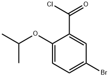 5-bromo-2-isopropoxybenzoyl chloride 化学構造式