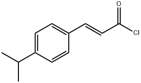 (E)-3-(4-异丙苯基)丙烯酰氯, 244759-45-3, 结构式