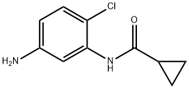 N-(5-Amino-2-chlorophenyl)cyclopropanecarboxamide Struktur