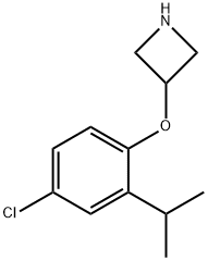 3-(4-Chloro-2-isopropylphenoxy)azetidine Struktur