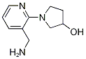 1-[3-(Aminomethyl)-2-pyridinyl]-3-pyrrolidinol 结构式