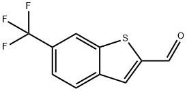 6-(三氟甲基)苯并[B]噻吩-2-甲醛,863118-49-4,结构式