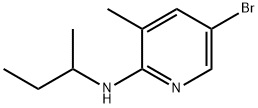 N-(5-Bromo-3-methyl-2-pyridinyl)-N-(sec-butyl)amine Structure