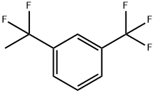 1-(1,1-ジフルオロエチル)-3-(トリフルオロメチル)ベンゼン 化学構造式