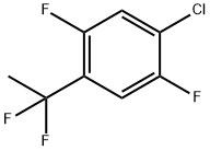 1-Chloro-4-(1,1-difluoroethyl)-2,5-difluorobenzene Struktur