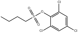 2,4,6-Trichlorophenyl 1-butanesulfonate,1171919-49-5,结构式