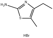 4-乙基-5-甲基-1,3-噻唑-2-胺氢溴酸盐,82514-55-4,结构式
