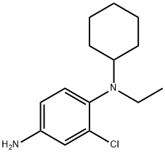 N-(4-Amino-2-chlorophenyl)-N-cyclohexyl-N-ethylamine 结构式