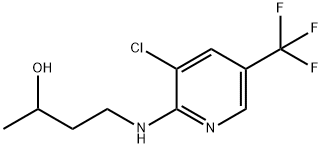 4-{[3-Chloro-5-(trifluoromethyl)-2-pyridinyl]-amino}-2-butanol Structure