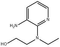 2-[(3-Amino-2-pyridinyl)(ethyl)amino]-1-ethanol 结构式