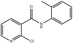 2-Chloro-N-(2-methylphenyl)nicotinamide,57841-42-6,结构式