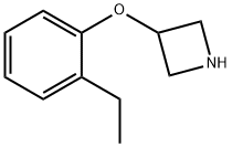 3-(2-Ethylphenoxy)azetidine Structure