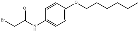 2-Bromo-N-[4-(hexyloxy)phenyl]acetamide 结构式