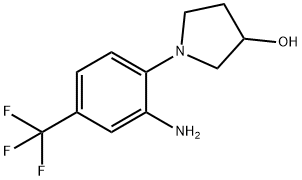 1-[2-Amino-4-(trifluoromethyl)phenyl]-3-pyrrolidinol|