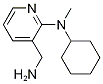 3-(Aminomethyl)-N-cyclohexyl-N-methyl-2-pyridinamine 结构式