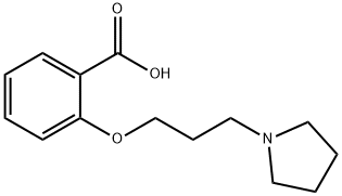 2-(3-Pyrrolidin-1-yl-propoxy)-benzoic acid Structure