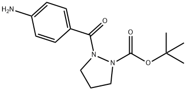 tert-Butyl 2-(4-aminobenzoyl)-1-pyrazolidinecarboxylate,1198475-42-1,结构式