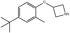 3-[4-(tert-Butyl)-2-methylphenoxy]azetidine Struktur