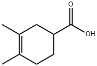 3,4-二甲基环己-3-烯-1-羧酸 结构式