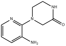 4-(3-氨基吡啶-2-基)哌嗪-2-酮 结构式