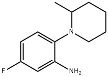 5-Fluoro-2-(2-methyl-1-piperidinyl)aniline|