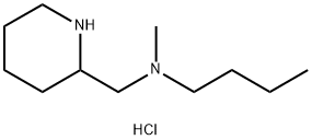 N-Methyl-N-(2-piperidinylmethyl)-1-butanaminedihydrochloride Struktur