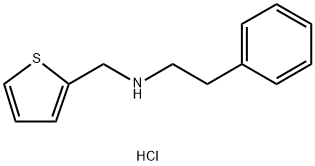 Phenethyl-thiophen-2-ylmethyl-amine hydrochloride Struktur