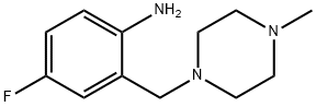 4-Fluoro-2-[(4-methyl-1-piperazinyl)methyl]aniline,1153197-28-4,结构式