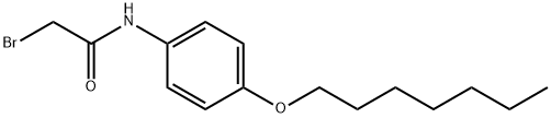 2-Bromo-N-[4-(heptyloxy)phenyl]acetamide Struktur