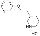 3-[2-(3-Pyridinyloxy)ethyl]piperidinehydrochloride|