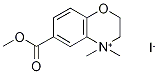 6-(Methoxycarbonyl)-4,4-dimethyl-3,4-dihydro-2H-1,4-benzoxazin-4-ium iodide Structure