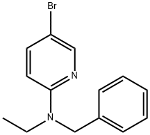 N-Benzyl-5-bromo-N-ethyl-2-pyridinamine 结构式