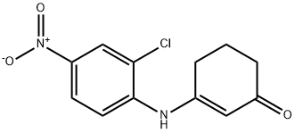 2-cyclohexen-1-one, 3-[(2-chloro-4-nitrophenyl)amino]- Structure