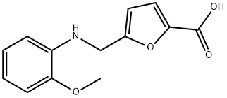 2-furancarboxylic acid, 5-[[(2-methoxyphenyl)amino]methyl] Structure