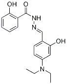 N'-[4-(Diethylamino)-2-hydroxybenzylidene]-2-hydroxybenzohydrazide Structure