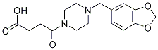 620931-01-3 4-(4-(苯并[D][1,3]二氧戊环-5-基甲基)哌嗪-1-基)-4-氧代丁酸