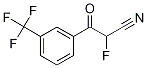 2-Fluoro-3-oxo-3-[3-(trifluoromethyl)phenyl]-propanenitrile Structure