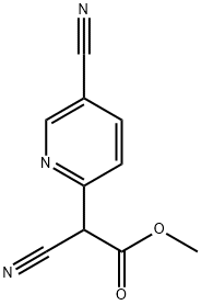 Methyl 2-cyano-2-(5-cyano-2-pyridinyl)acetate Structure