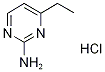 4-Ethylpyrimidin-2-amine hydrochloride 化学構造式