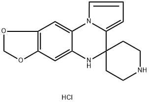 12',14'-Dioxa-2',8' lambda {2}-diazaspiro[1 lambda  {2}- piperidine-4,7'- tetracyclo[7.7.0.0 {2,6}.0 Structure