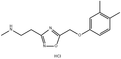 (2-{5-[(3,4-Dimethylphenoxy)methyl]-1,2,4-oxadiazol-3-yl}ethyl)methylamine hydrochloride