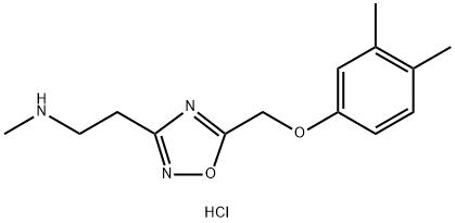 (2-{5-[(3,4-Dimethylphenoxy)methyl]-1,2,4-oxadiazol-3-yl}ethyl)methylamine hydrochloride|(2-{5-[(3,4-二甲基苯氧基)甲基]-1,2,4-恶二唑-3-基}乙基)甲胺盐酸盐