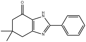 6,6-Dimethyl-2-phenyl-1,5,6,7-tetrahydro-4H-benzimidazol-4-one Structure