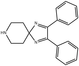 2,3-二苯基-1,4,8-三氮杂螺[4.5]十烷-1,3-二烯 结构式