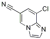 8-Chloroimidazo[1,2-a]pyridine-6-carbonitrile Struktur