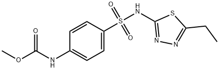 Methyl (4-{[(5-ethyl-1,3,4-thiadiazol-2-yl)amino]-sulfonyl}phenyl)carbamate|