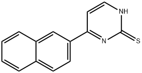 4-(2-萘基)-3H-嘧啶-2-硫酮,832740-99-5,结构式